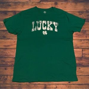 Saint Patrick’s Day Ireland Irish Pride Shirt Four Leaf Clover Lucky AF